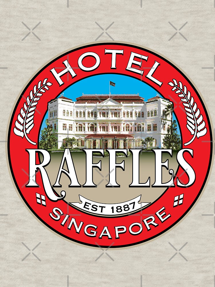 Raffles Hotel Singapore Suitcase Sticker by travelwitheric