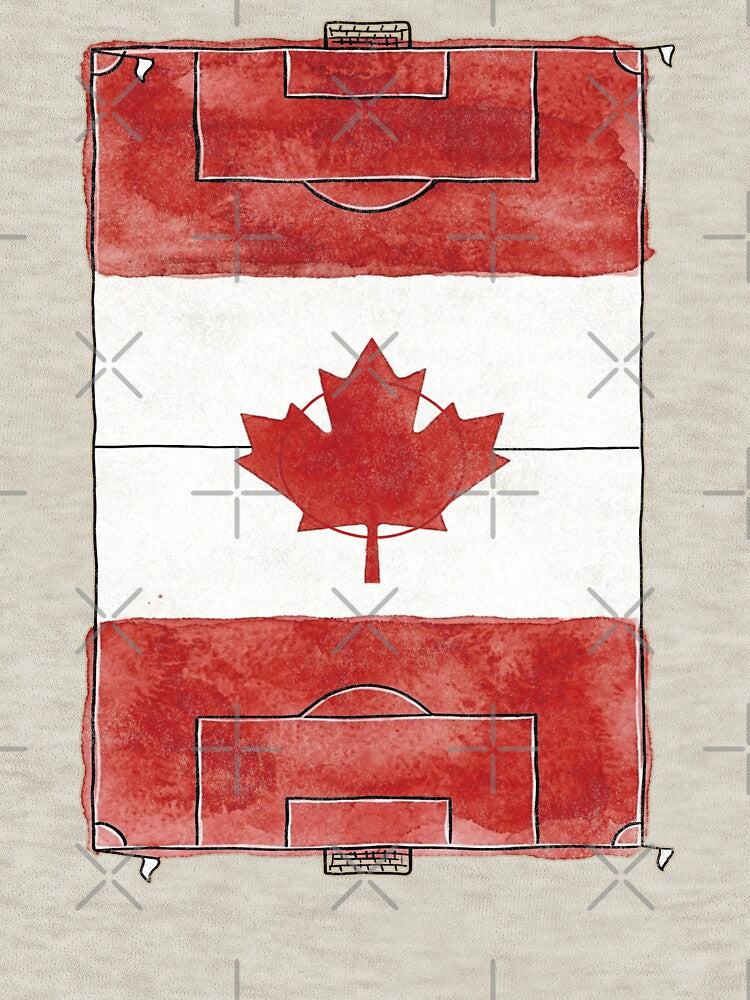 Vintage Canada Soccer Field Flag. vintage. by EunsooLee