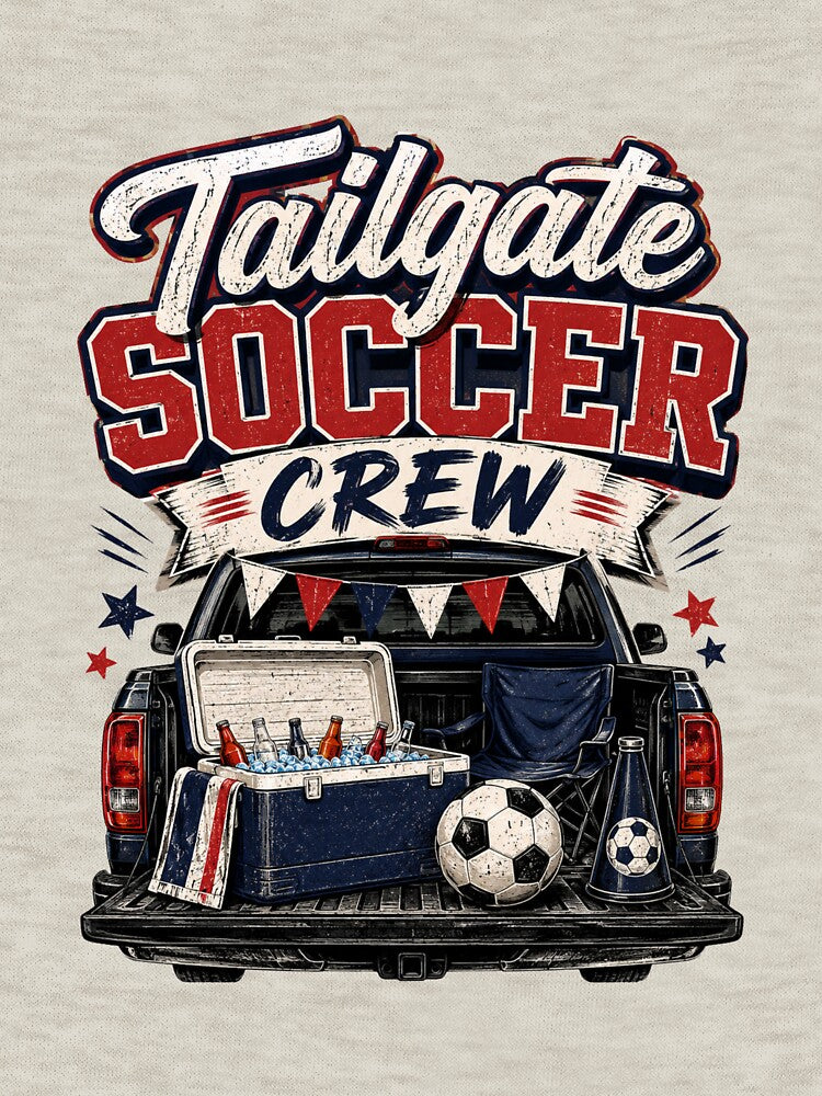 Tailgate Soccer Crew Game Day Design by Stickers  Designer