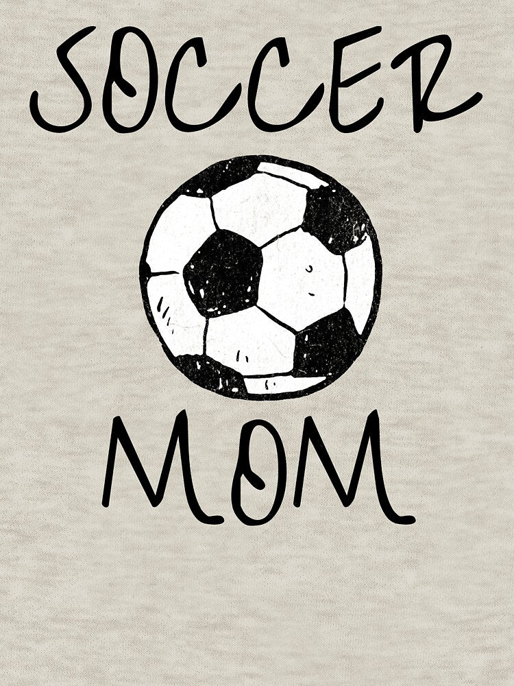 Soccer Mom Soccer Ball Distressed Sports Parent Graphic by donwillisjrart