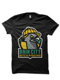 Rain City Bitch Pigeons T-Shirt Hoodie, Sweatshirt | PureTeeCo.com