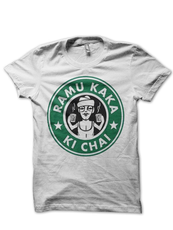 Ramu Kaka Ki Chai Starbucks White T-Shirt Hoodie, Sweatshirt | PureTeeCo.com