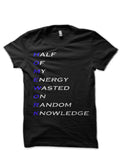 Half Of My Energy Wasted On Random Knowledge T-Shirt Hoodie, Sweatshirt | PureTeeCo.com