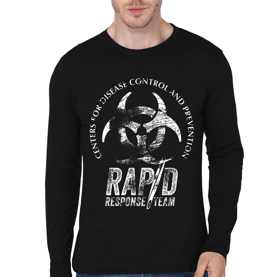 Rapid Black Full Sleeve Tee Hoodie, Sweatshirt | PureTeeCo.com