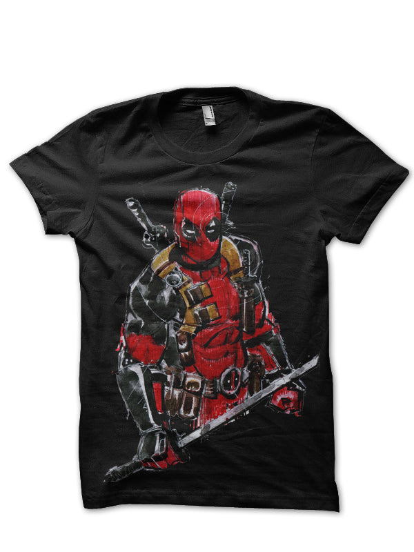 Raw Deadpool Yellow Tee (All Colours Available) Hoodie, Sweatshirt | PureTeeCo.com
