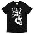 Rock Cat Playing Guitar Funny Guitar Cat T-Shirt Hoodie, Sweatshirt | PureTeeCo.com
