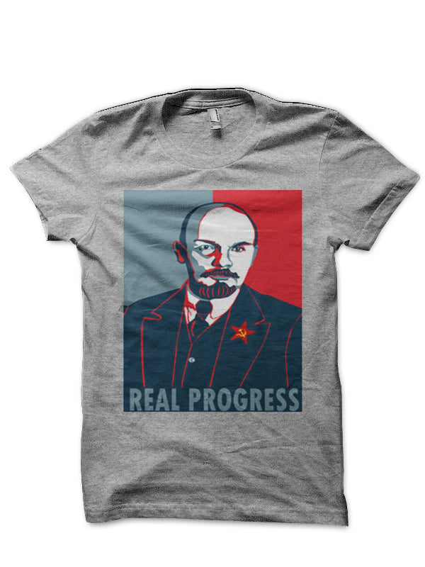 Real Progress Half Sleeve T-Shirt Hoodie, Sweatshirt | PureTeeCo.com