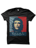 Che Rebel Black Half Sleeve T-Shirt Hoodie, Sweatshirt | PureTeeCo.com