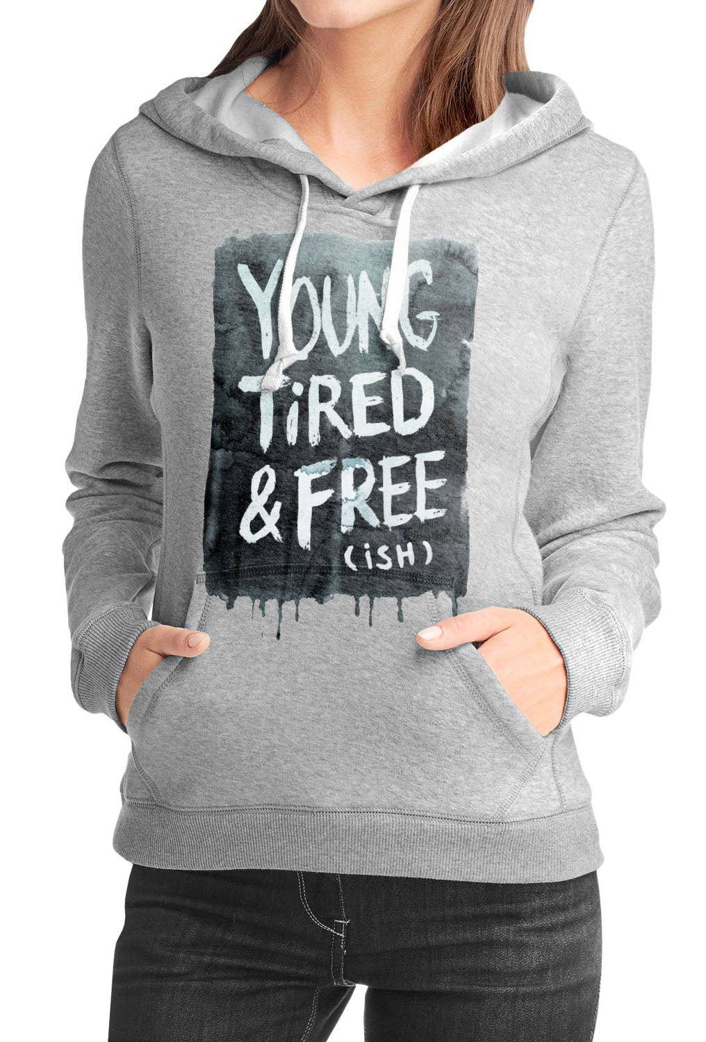Rebel Grey Hooded Sweatshirt T-Shirts, Hoodie | PureTeeCo.com