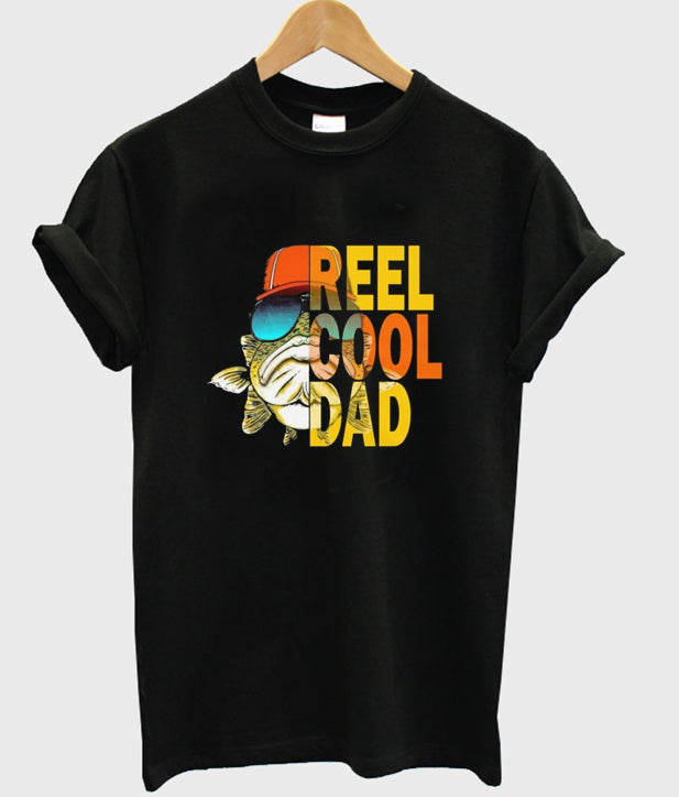 reel cool dad t-shirt Hoodie, Sweatshirt | PureTeeCo.com