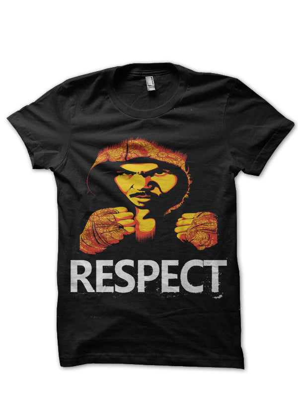 Respect Boxing Black T-Shirt Hoodie, Sweatshirt | PureTeeCo.com