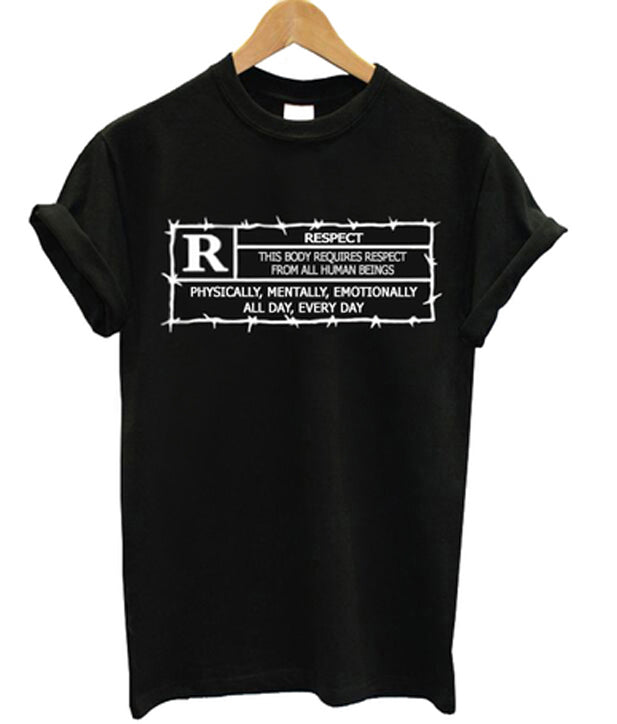respect t-shirt Hoodie, Sweatshirt | PureTeeCo.com