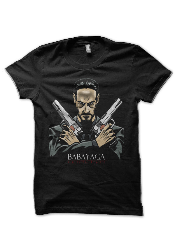 Baba Yaga Black T-Shirt Style001 Hoodie, Sweatshirt | PureTeeCo.com