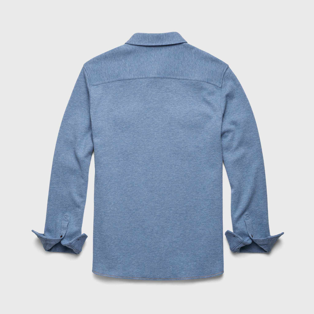 Rex Soft Knit Shirt - Blue Heather Hoodie, Sweatshirt | PureTeeCo.com (Image 2)