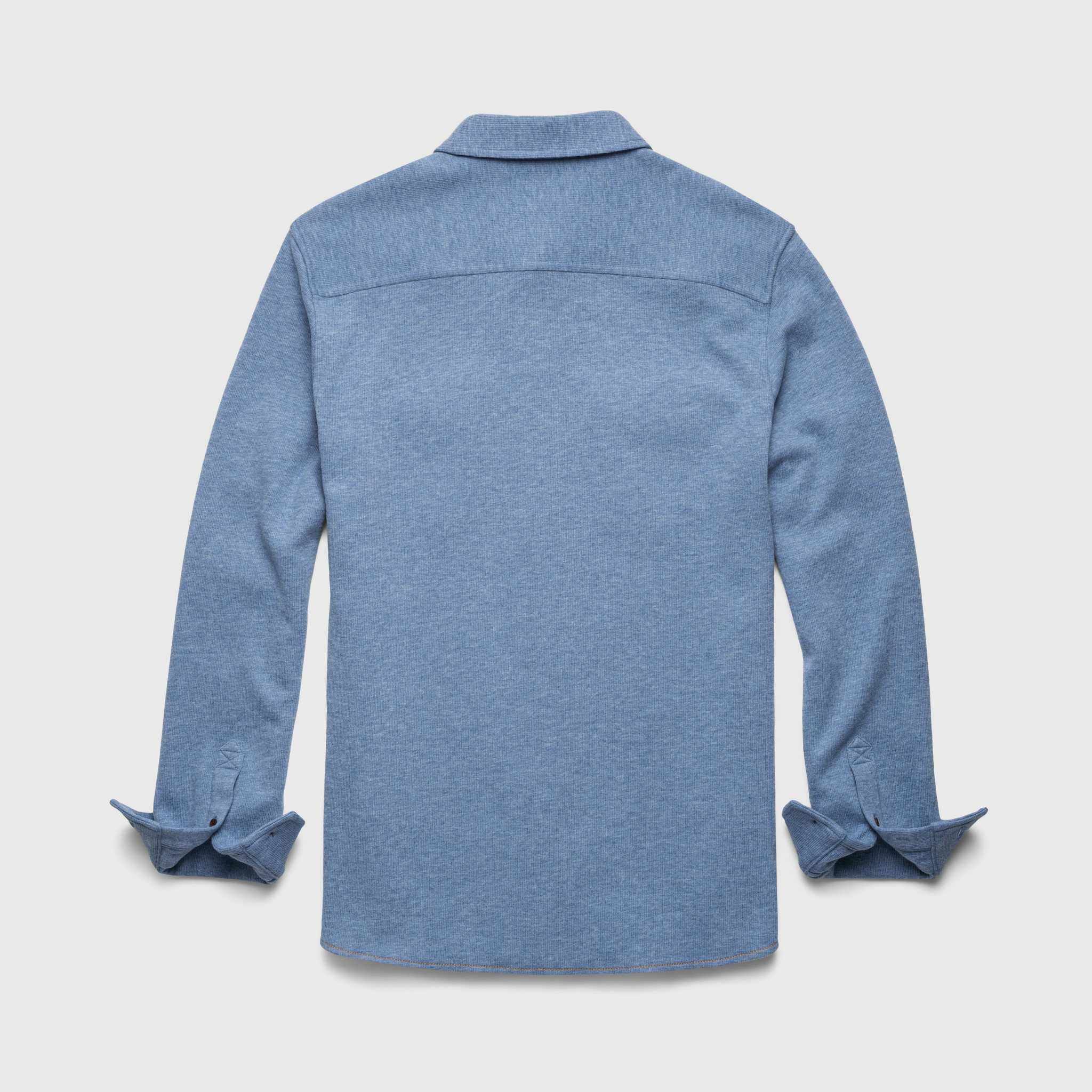 Rex Soft Knit Shirt - Blue Heather Hoodie, Sweatshirt | PureTeeCo.com (Image 2)