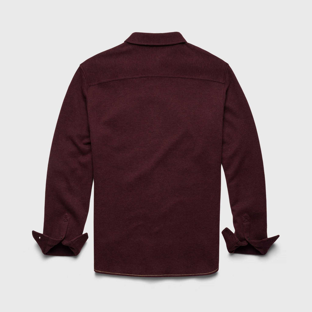 Rex Soft Knit Shirt - Cabernet Heather Hoodie, Sweatshirt | PureTeeCo.com (Image 2)
