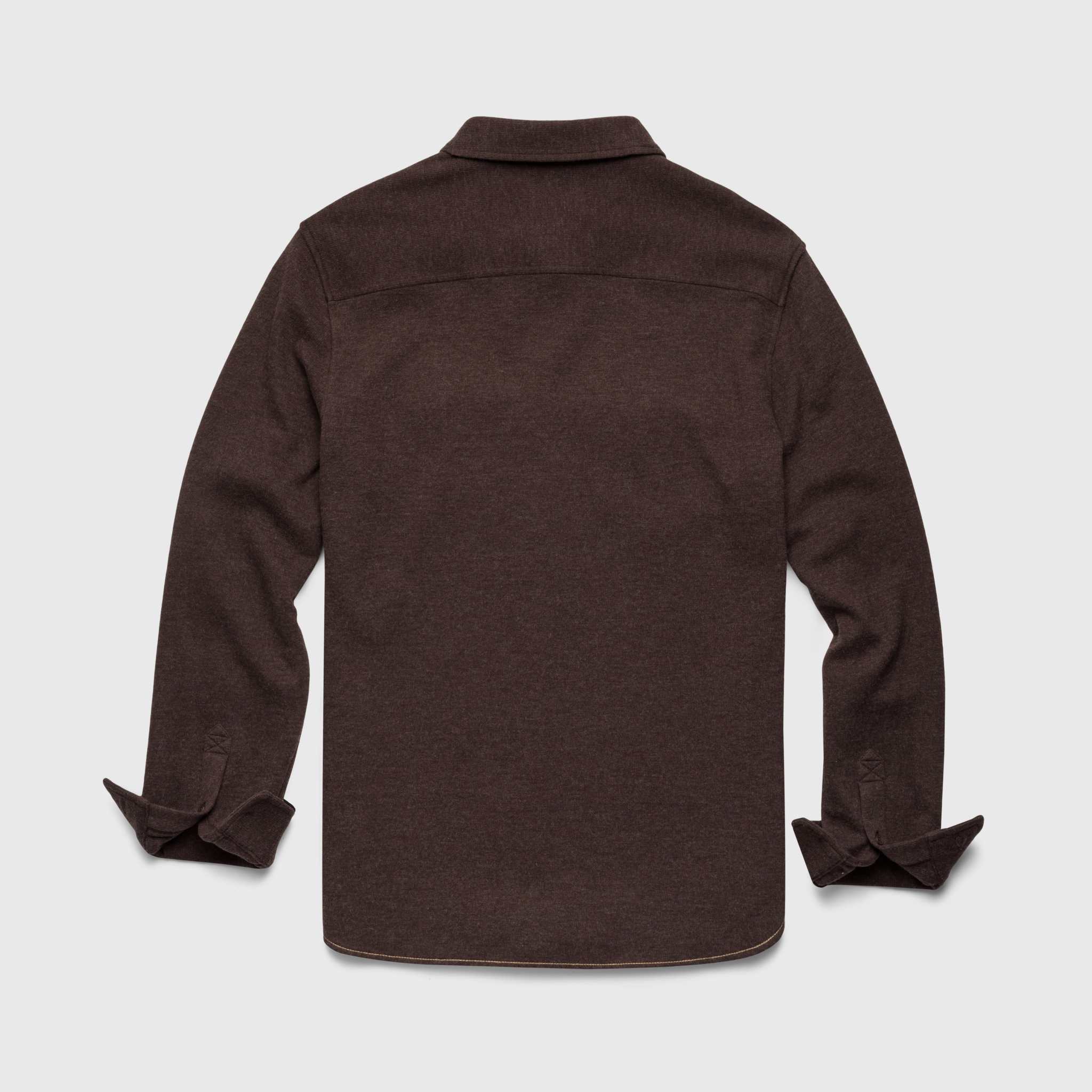 Rex Soft Knit Shirt - Dark Brown Heather Hoodie, Sweatshirt | PureTeeCo.com (Image 2)