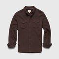 Rex Soft Knit Shirt - Dark Brown Heather Hoodie, Sweatshirt | PureTeeCo.com (Image 1)