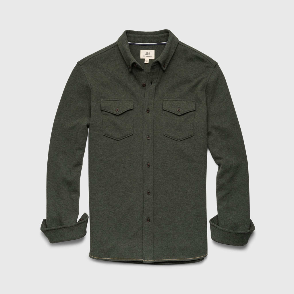 Rex Soft Knit Shirt - Green Heather Hoodie, Sweatshirt | PureTeeCo.com (Image 1)