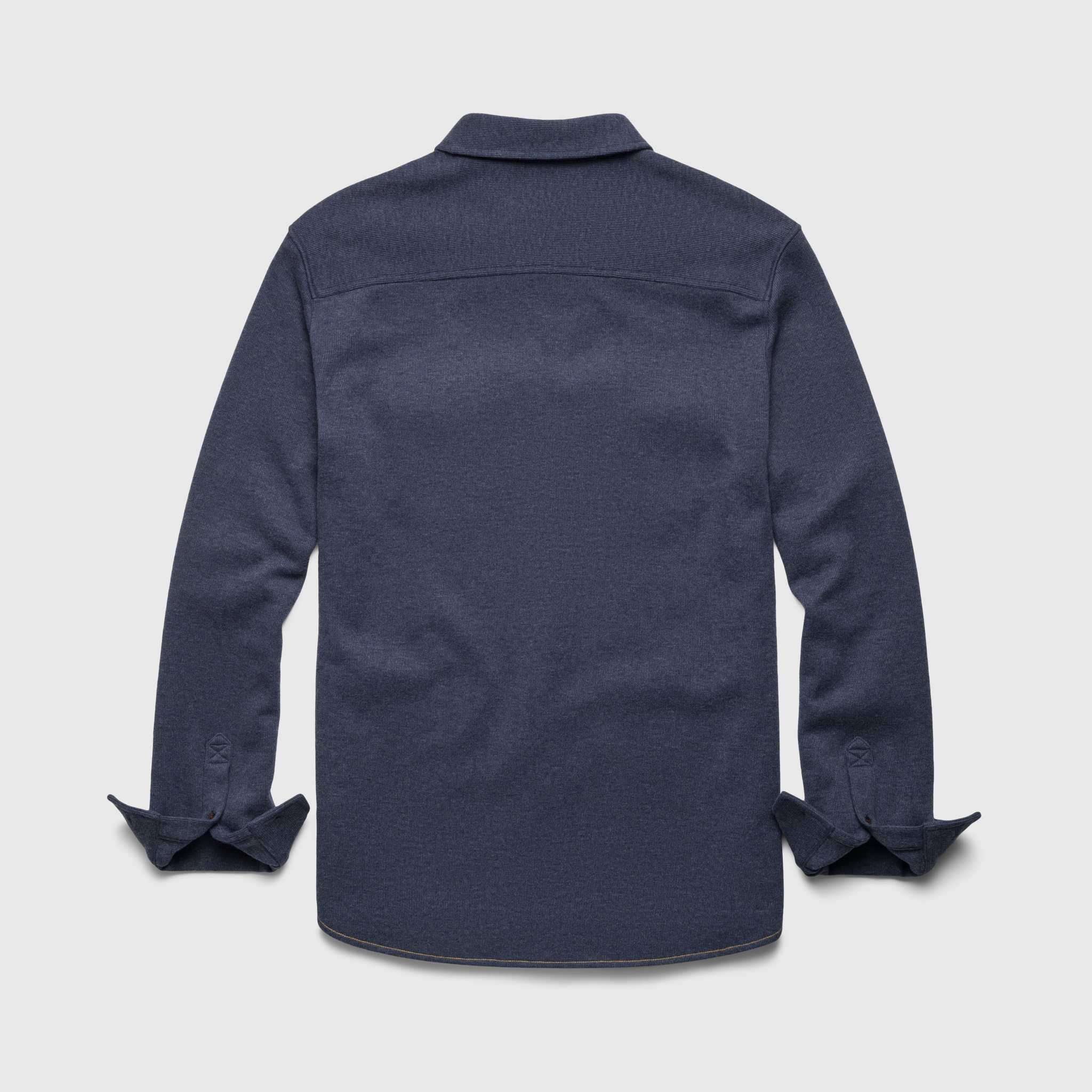 Rex Soft Knit Shirt - Navy Heather Hoodie, Sweatshirt | PureTeeCo.com (Image 2)