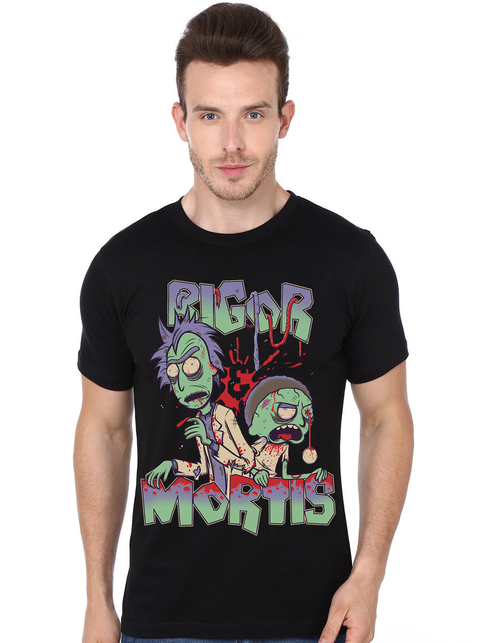 Rigor and Mortis Black T-Shirt Hoodie, Sweatshirt | PureTeeCo.com