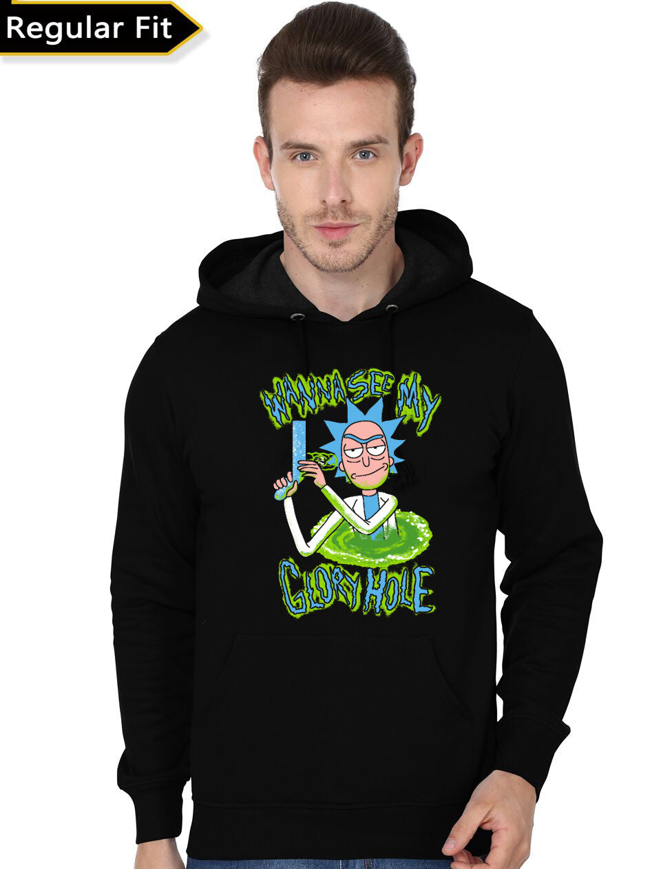 Wanna See My Glory Hole Black Hoodie T-Shirts, Sweatshirt | PureTeeCo.com