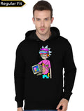 Vaporwave Rick Black Hoodie T-Shirts, Sweatshirt | PureTeeCo.com
