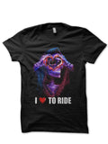 I Love To Ride Half Sleeve T-Shirt Hoodie, Sweatshirt | PureTeeCo.com