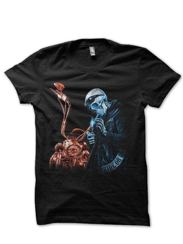 Ride Or Die Half Sleeve T-Shirt Hoodie, Sweatshirt | PureTeeCo.com