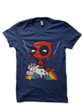 Riding A Unicorn Black T-Shirt Hoodie, Sweatshirt | PureTeeCo.com