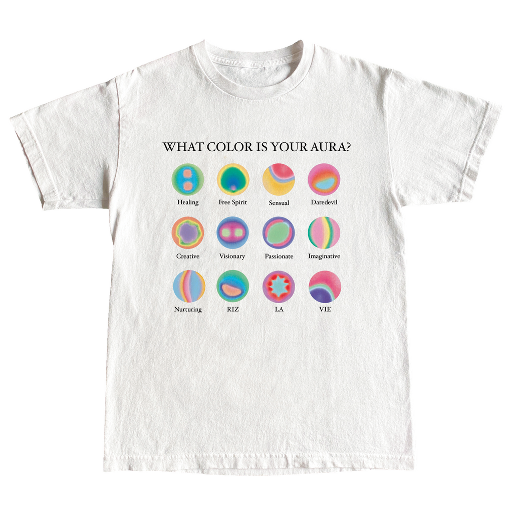 Riz La Vie - What Color Is Your Aura? Tee Hoodie, Sweatshirt | PureTeeCo.com