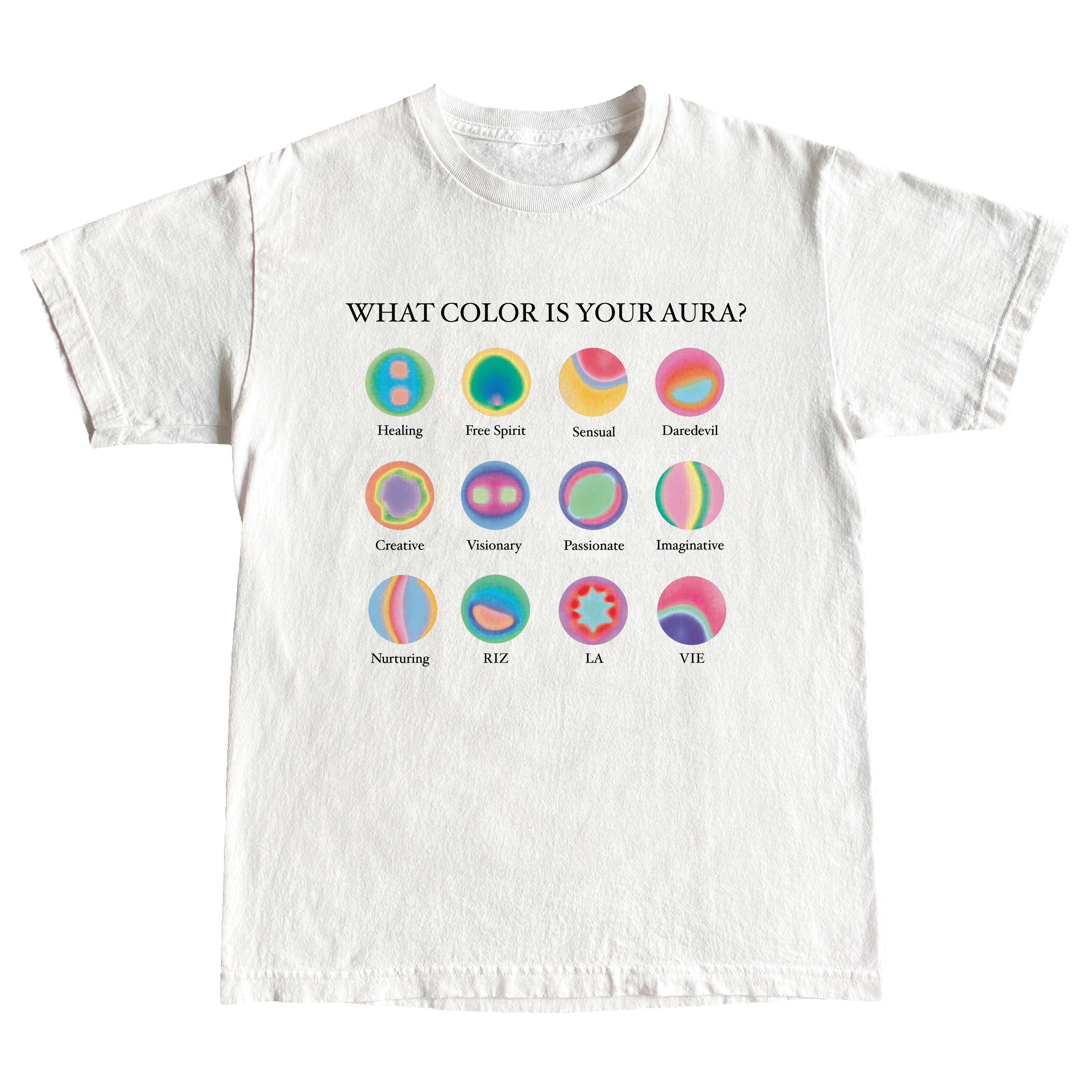Riz La Vie - What Color Is Your Aura? Tee Hoodie, Sweatshirt | PureTeeCo.com