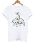 robot and bear t-shirt Hoodie, Sweatshirt | PureTeeCo.com