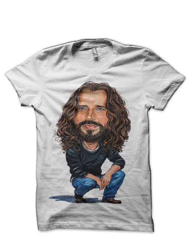 Chris Cornell Audioslave White T-Shirt Hoodie, Sweatshirt | PureTeeCo.com