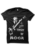 Lets Rock Black T-Shirt Hoodie, Sweatshirt | PureTeeCo.com