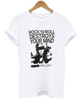 rock n roll destroys your mind t-shirt Hoodie, Sweatshirt | PureTeeCo.com