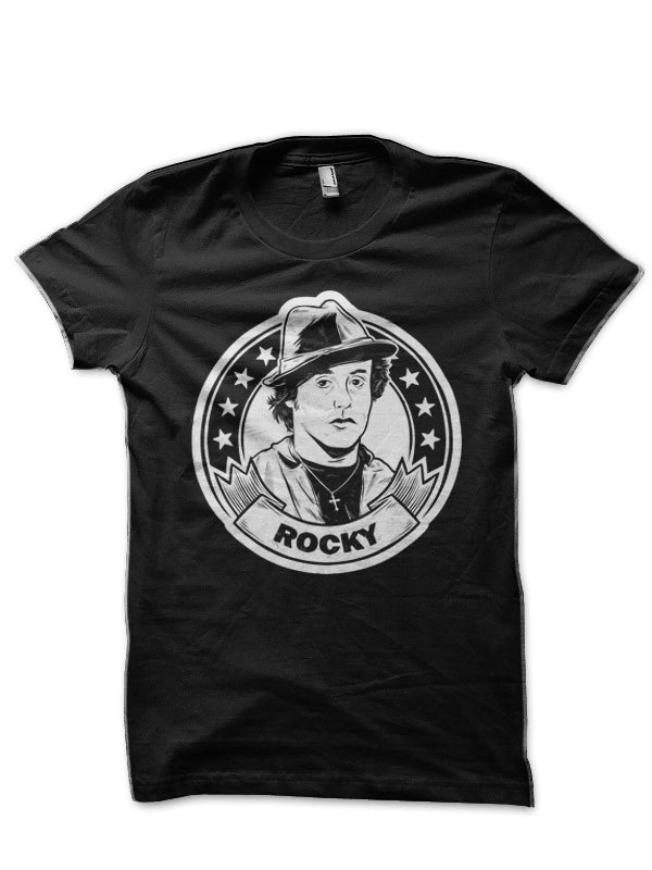 Rocky Balboa Black T-Shirt Hoodie, Sweatshirt | PureTeeCo.com