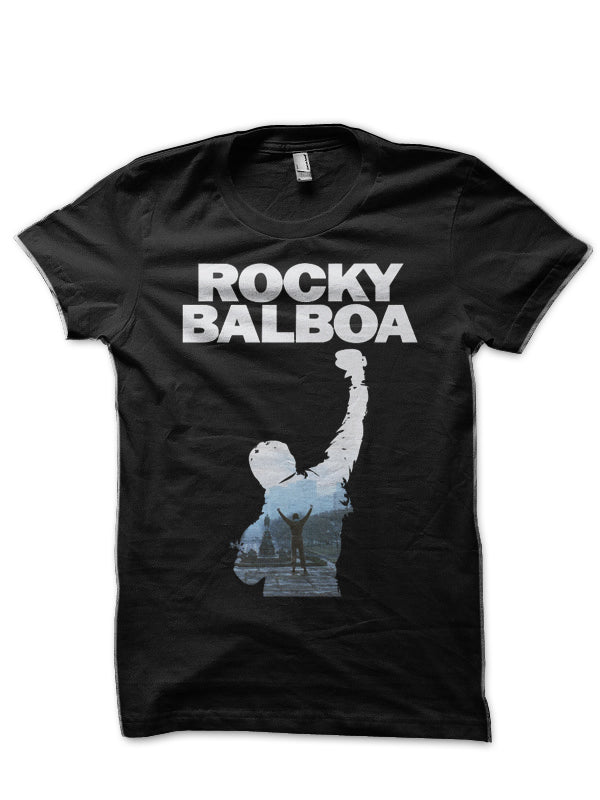 Rocky Balboa Black T-Shirt Style001 Hoodie, Sweatshirt | PureTeeCo.com
