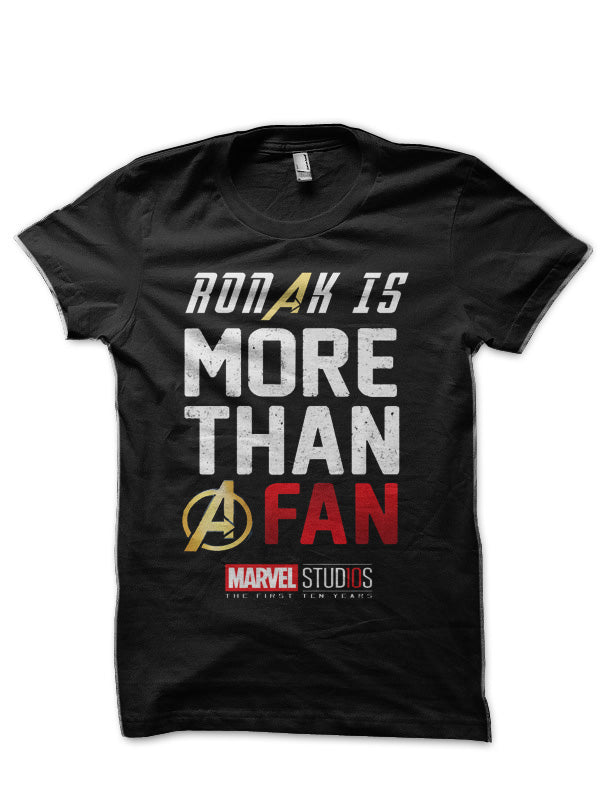More Than A Fan Black T-Shirt Style005 Hoodie, Sweatshirt | PureTeeCo.com