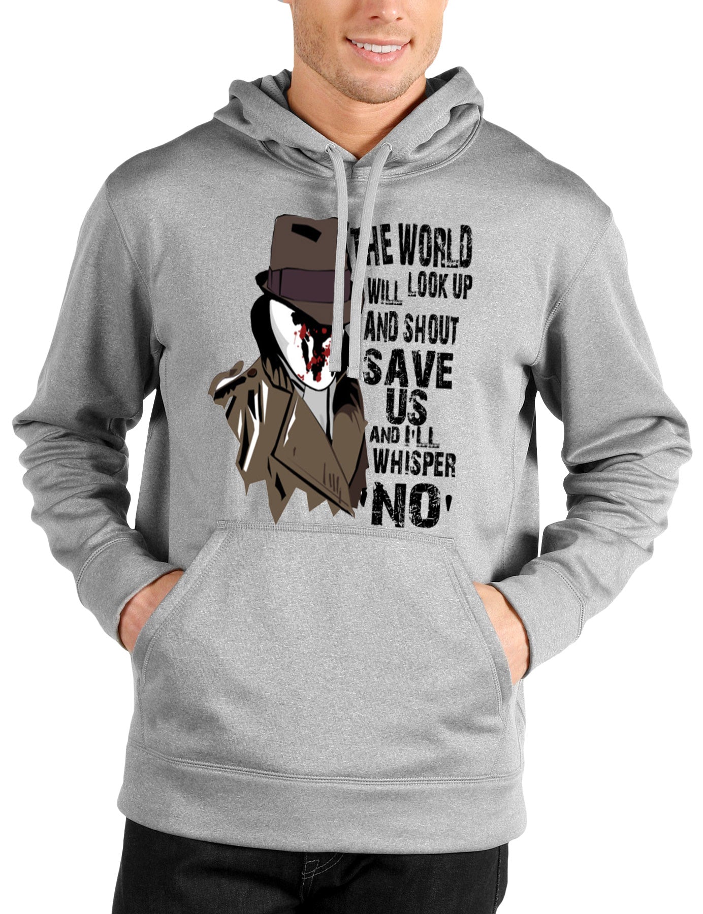 Rorschach Grey Hoodie T-Shirts, Sweatshirt | PureTeeCo.com