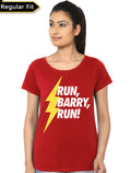 Run Barry Run Flash Red Girls T-Shirt Hoodie, Sweatshirt | PureTeeCo.com