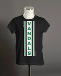 Celtic Style Mile VANDALS T-Shirt | Hooligans | Unisex Organic Centre Stripe