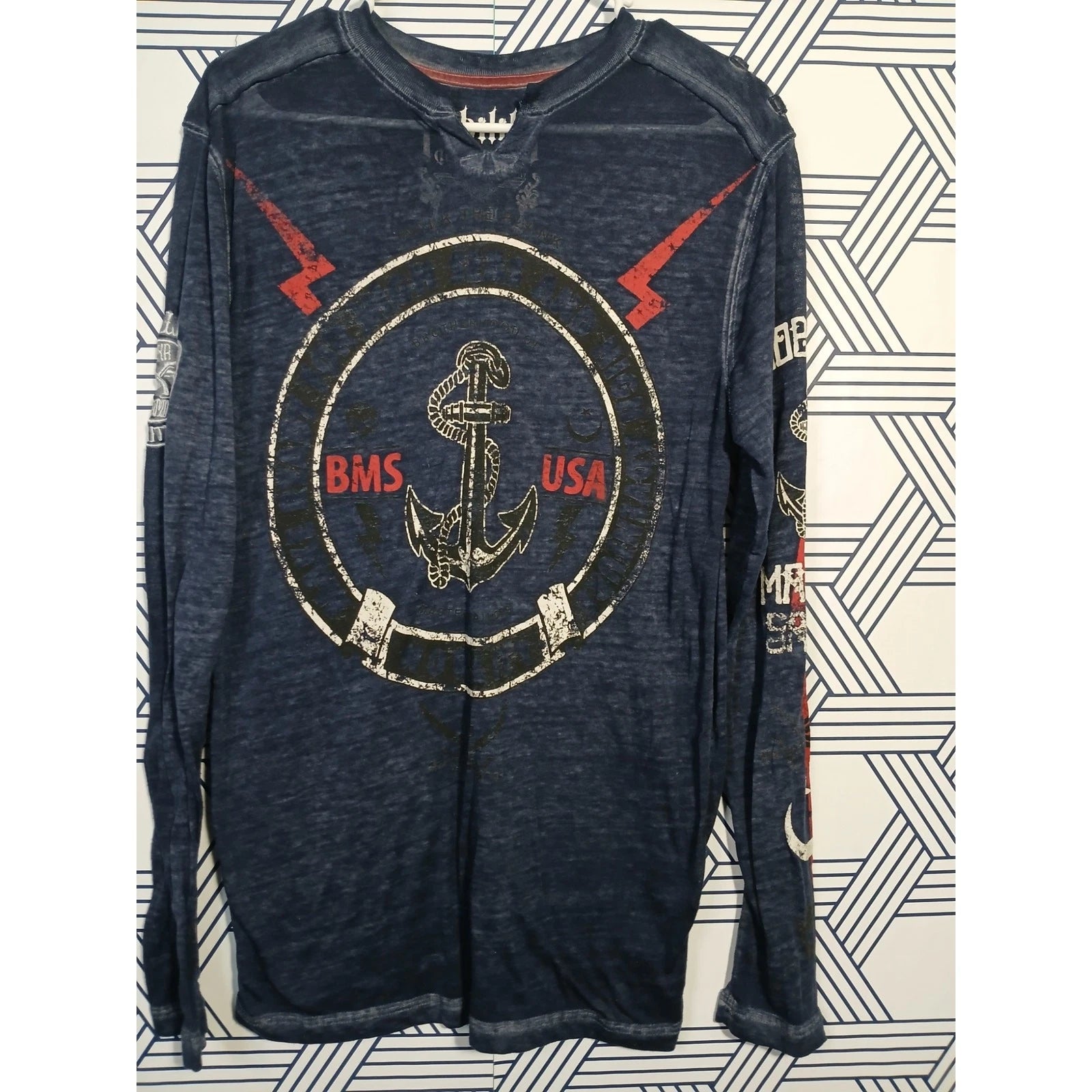 Nobility Live Limited Distressed Naval Minimalist Streetwear Burnout Grunge