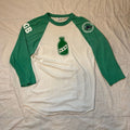 Vintage Green Boozefighters Est 1946 Raglan Baseball Shirt Size Medium