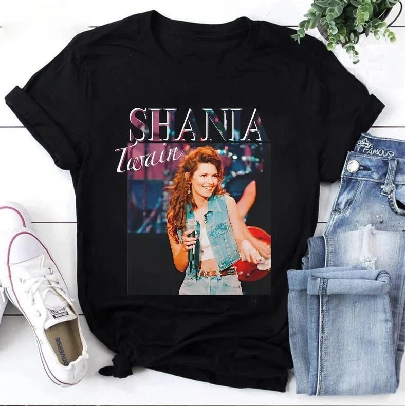 Shania Twain Country Music Inspired Graphic T-Shirt S-5XL