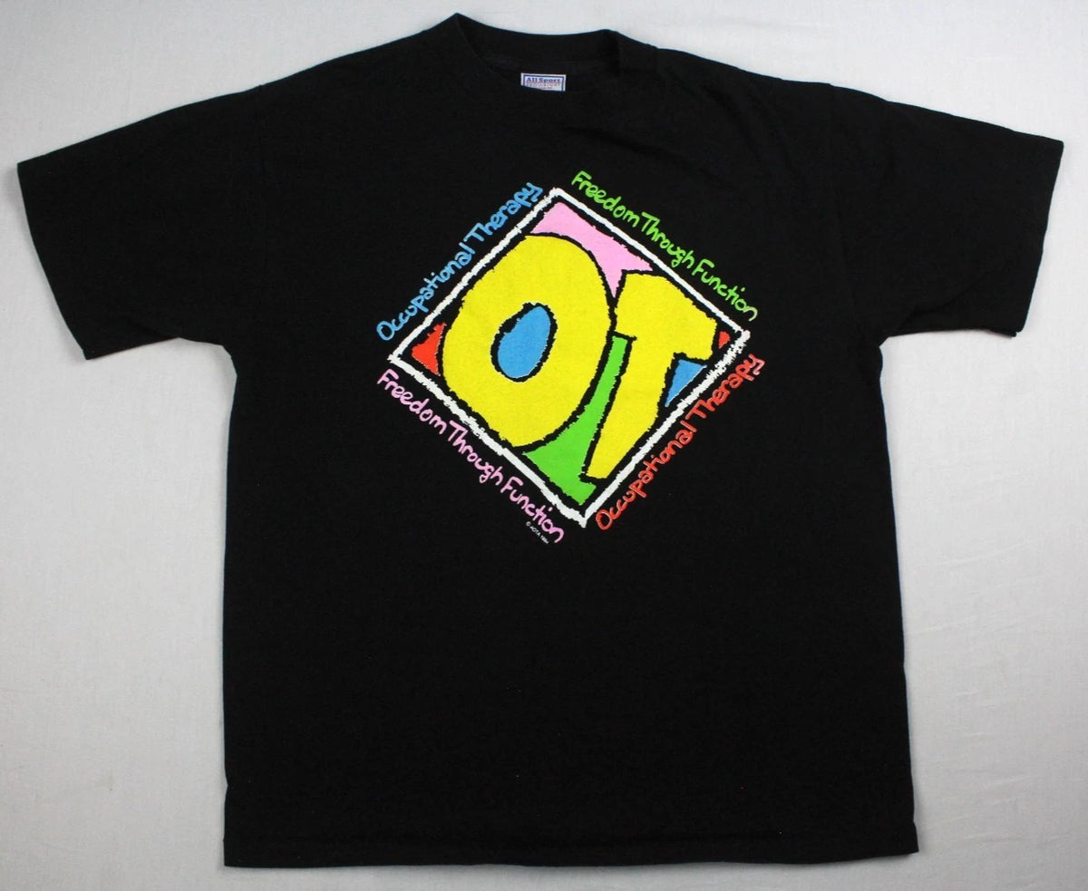 Vintage 1994 OT Occupational Therapy Made In USAT-Shirt Size XL 90's