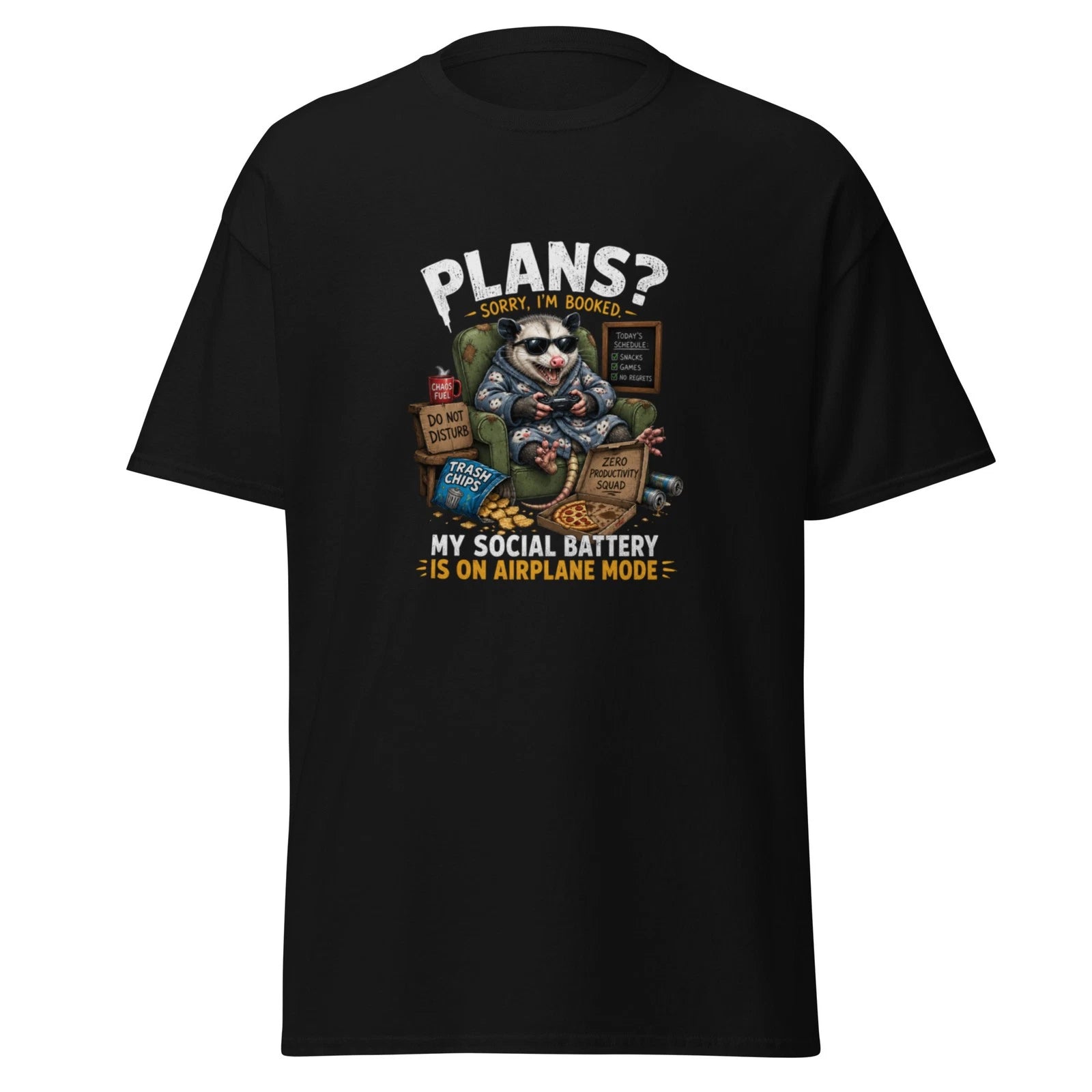 Social Battery Possum classic tee
