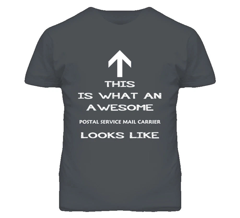 Postal Service Mail Carrier Looks Like Arrow Simple T Shirt