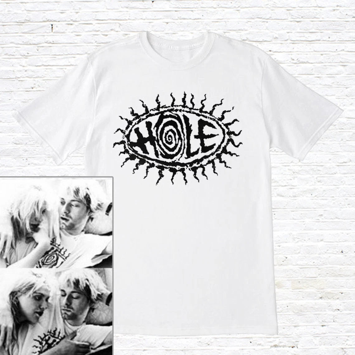 Hole T-Shirt (Worn by Kurt Cobain),  Unisex Tee