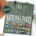 National Parks Shirt US National Park Camping Gift for Family Trip Nature Lover Image 1 of 4